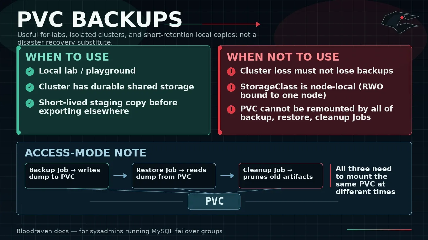 backup pvc infographic