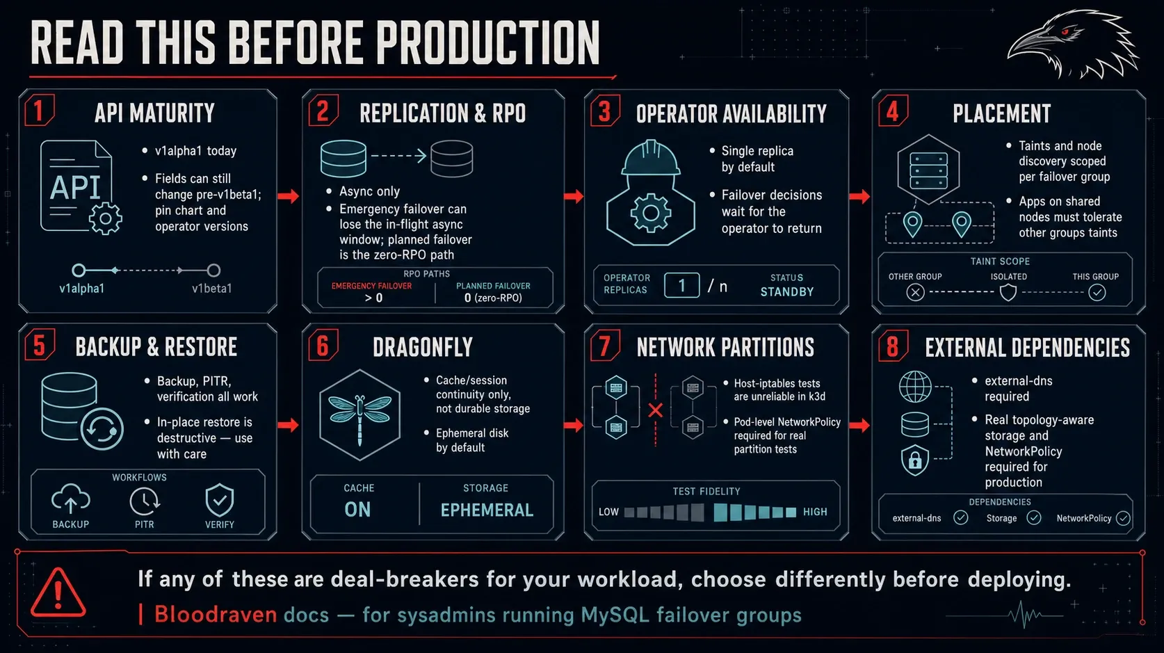 known limitations infographic